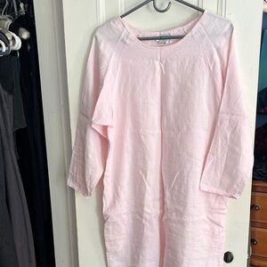 Light Pink Long Sleeve Tunic EUC
